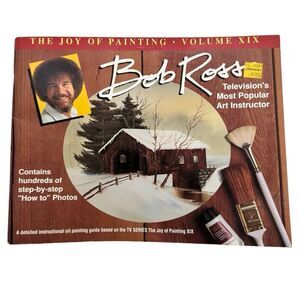 Bob Ross The Joy Of Painting Volume Vol 19 XIX Instructional How To Art Book